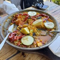   at La Paella Rústica in Tenerife