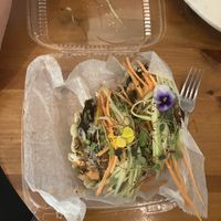 Vegan Sushi Tacos (I ate one before remembering to take a picture   at Verde in Virginia Beach