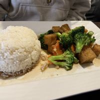 Tofu veggie entree   at House of Thai 2 in San Francisco