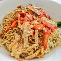 kolo mee at Sin Shin Vegetarian - 健康素食 in Kuching