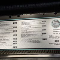 Menu (complete).  at Wilhelms Burger in Berlin