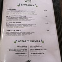 Cream soups w/o dairyy  at Nina Del Valle in Ollantaytambo