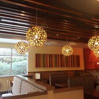 Beautiful lights! at Veggie Grill by Next Level in Carlsbad