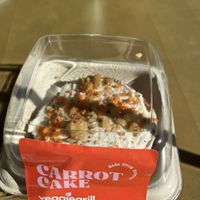 Carrot cake  at Veggie Grill by Next Level in Carlsbad