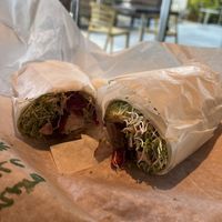 Grilled chicken wrap  at Veggie Grill by Next Level in Carlsbad