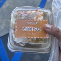 Carrot Cake - Enjoyed the Next Day!   at Veggie Grill by Next Level in Carlsbad