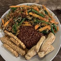 Disappointing Indonesian dish  at Samadi Kitchen Lab in Canggu