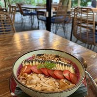 Vegan smoothiebowl  at Samadi Kitchen Lab in Canggu
