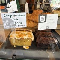 Some of the vegan cakes available - there are lots!  at East Bristol Bakery - Wapping Wharf in Bristol