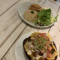 Nachos and fake meat  at AIN SOPH.Soar in Tokyo