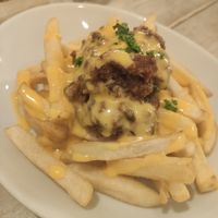 French fries with spicy mince at AIN SOPH.Soar in Tokyo