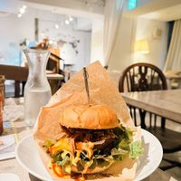 Ripple cheese burger 👌  at AIN SOPH.Soar in Tokyo