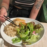 Pork cutlet plate  at AIN SOPH.Soar in Tokyo