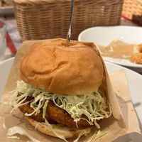Soy Cutlet Burger at AIN SOPH.Soar in Tokyo
