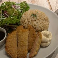 Soy cutlet meal  at AIN SOPH.Soar in Tokyo