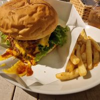 Ripple burger at AIN SOPH.Soar in Tokyo