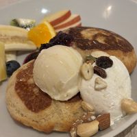 Homemade pancakes  at AIN SOPH.Soar in Tokyo