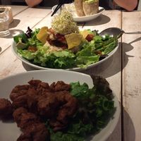 Soy karage and Taco Rice at AIN SOPH.Soar in Tokyo