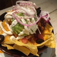 Ordered the nachos! Wow best nachos I’ve had in Japan with chili sauce   at AIN SOPH.Soar in Tokyo