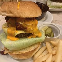 Chill bean burger  at AIN SOPH.Soar in Tokyo