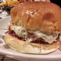 Seitan burger! at AIN SOPH.Soar in Tokyo