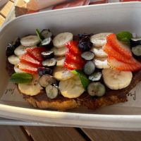 Vegan Nutella bread  at Feels - Al Hudayriyat in Abu Dhabi