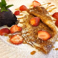 Palatschinken (vegan) at Traditionsgasthof Weissbacher in Wildschonau