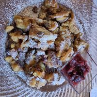 Kaiserschmarrn vegan at Traditionsgasthof Weissbacher in Wildschonau