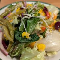 Side salad that came with one of the entrees at Traditionsgasthof Weissbacher in Wildschonau