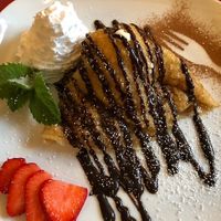 Eispalatschinken vegan at Traditionsgasthof Weissbacher in Wildschonau