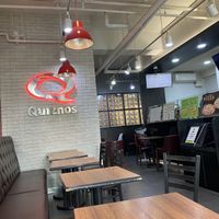 Seating area  at Quiznos in Seoul