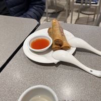 Spring rolls   at Happy Veggie House in Calgary