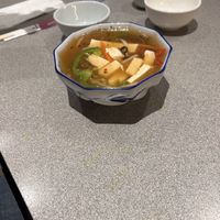 Hot sour soup  at Happy Veggie House in Calgary