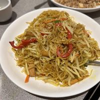 Singapore noodles   at Happy Veggie House in Calgary