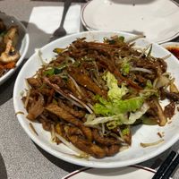 Mu Shu Veggies   at Happy Veggie House in Calgary