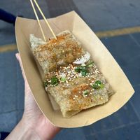 kao shao pi  at Heji Xingtiao Pidougan - Jiefangbei food street in Chongqing