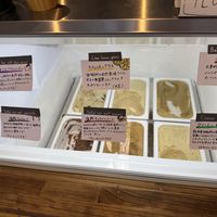 Ice cream flavors  at CONTO in Kyoto
