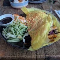 Vietnamese pancake at Vega No Vega in Rotterdam