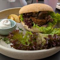 Linsenburger at Vegabar Restaurant in Sulzbach