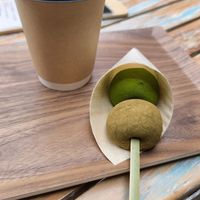 Dumplimgs y guricha 🥰 at Sumekamicha in Kyoto