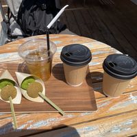 Daifuku mochi and teas!  at Sumekamicha in Kyoto