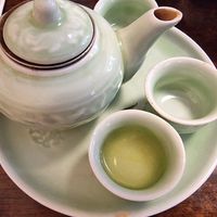 Green tea at Pho 74 in Budapest