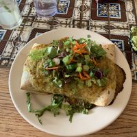 Vegan burrito  at Casa Nueva in Athens