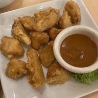 Side of fried hericium mushrooms. Delicious and not greasy   at Idealite - Queensbay Mall in Penang