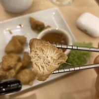 Side of fried hericium mushrooms. Delicious and not greasy   at Idealite - Queensbay Mall in Penang