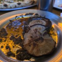 Shiitake mushroom with chimichurri sauce at CHUI in Mexico City