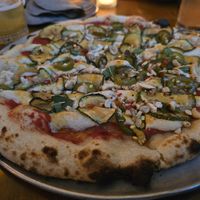 Vegan pizza. Forgot the name but its the only one at CHUI in Mexico City