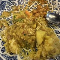 Large portions   at Indian Breeze in Cape Coral