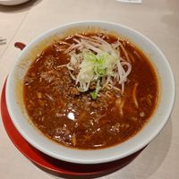 Spicy miso ramen at Ramen Shichisai Restaurant in Tokyo