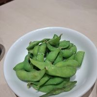 Edamame at Ramen Shichisai Restaurant in Tokyo